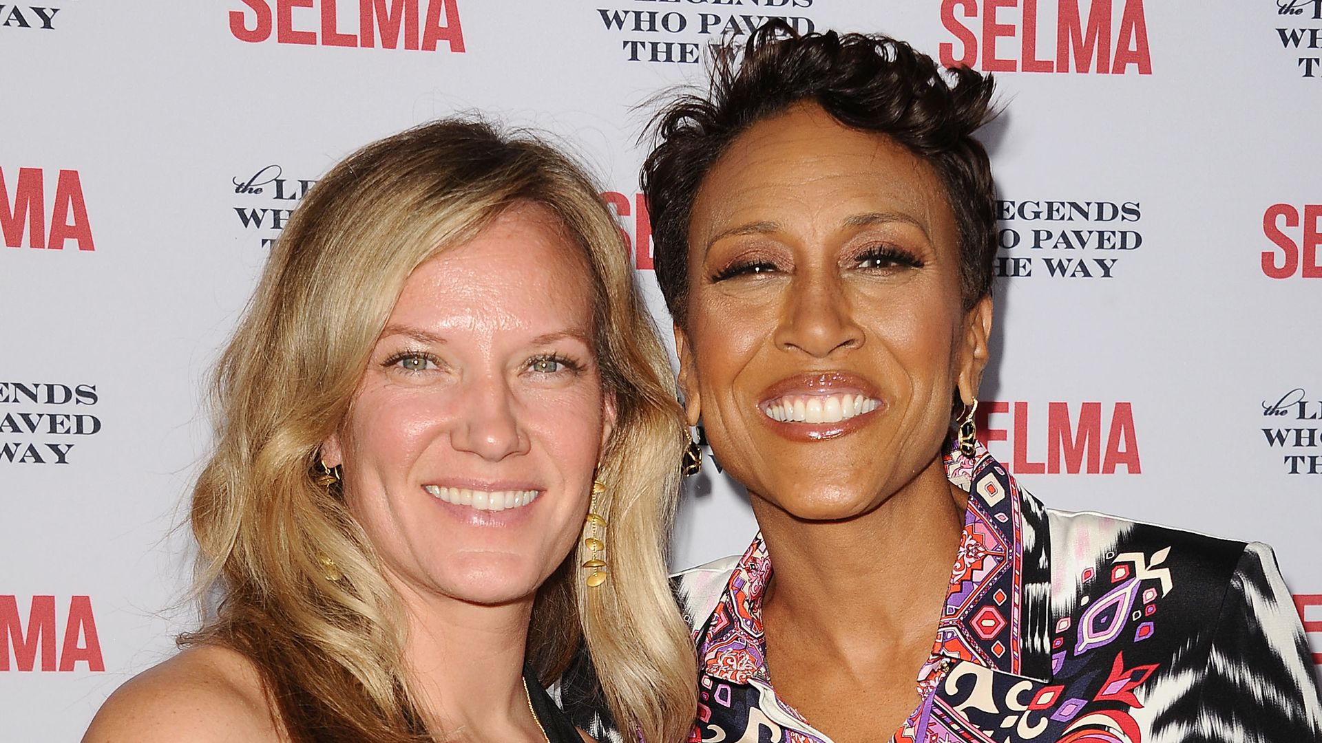 Robin Roberts on the red carpet with Amber Laign