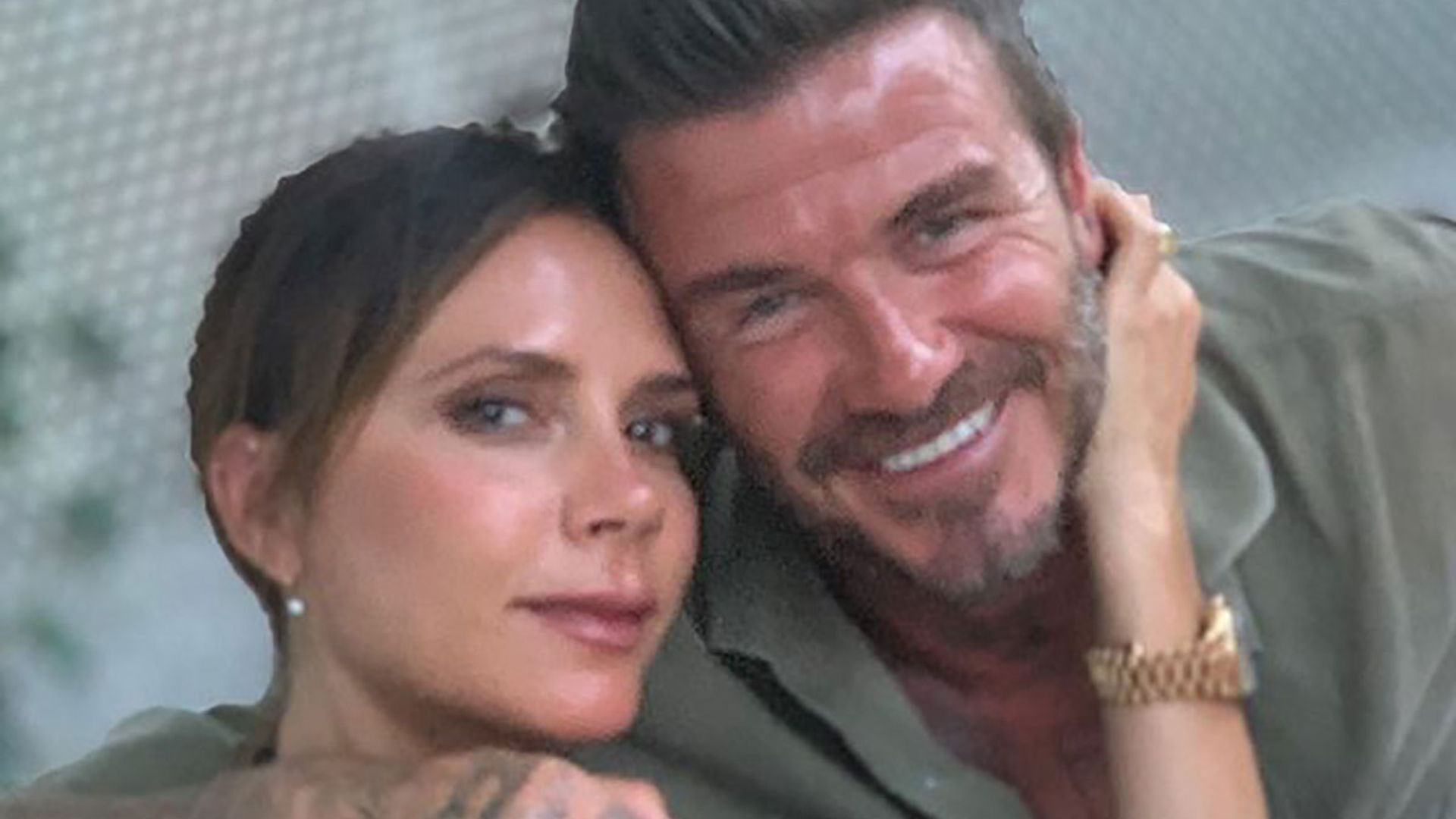 Victoria Beckham's plunging wedding anniversary outfit totally surprised us