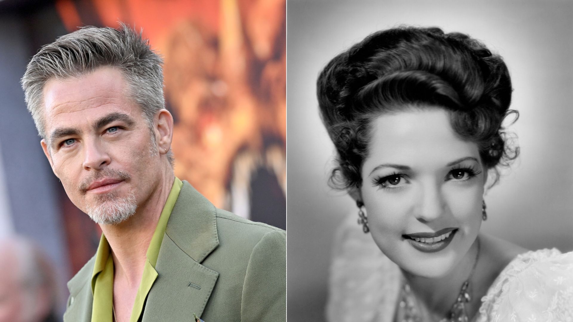 The fabulous life of Chris Pine's grandmother — 1940s scream queen and pin-up girl