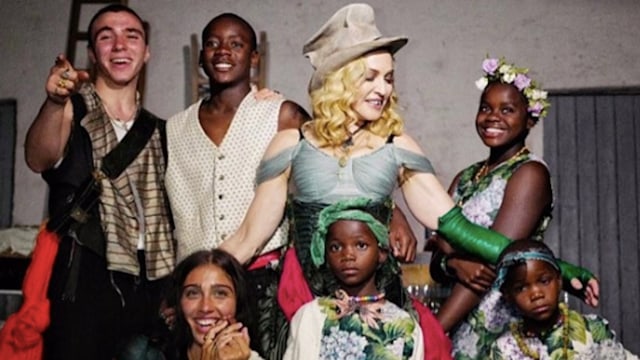 Madonna and her children