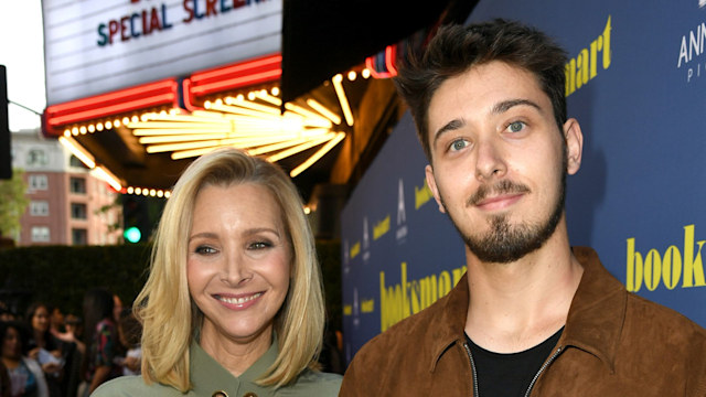 Lisa Kudrow and Julian Murray Stern attend the LA special screening of Annapurna Pictures' "Booksmart" at Ace Hotel on May 13, 2019 in Los Angeles, California