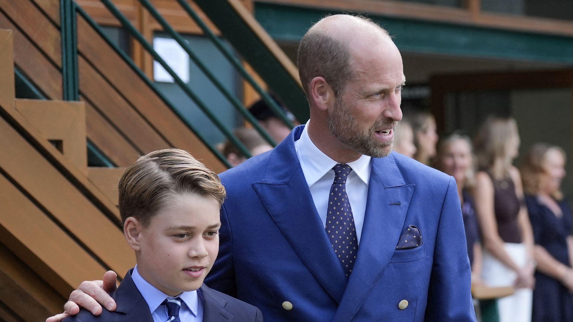 George and William at Wimbledon