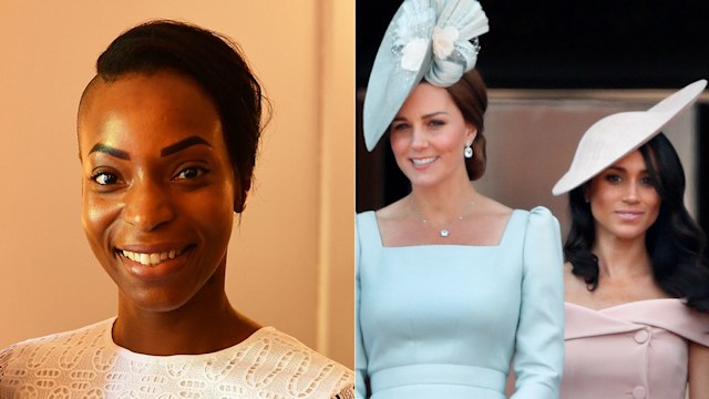 Natalie Campbell, Kate Middleton, and Meghan Markle