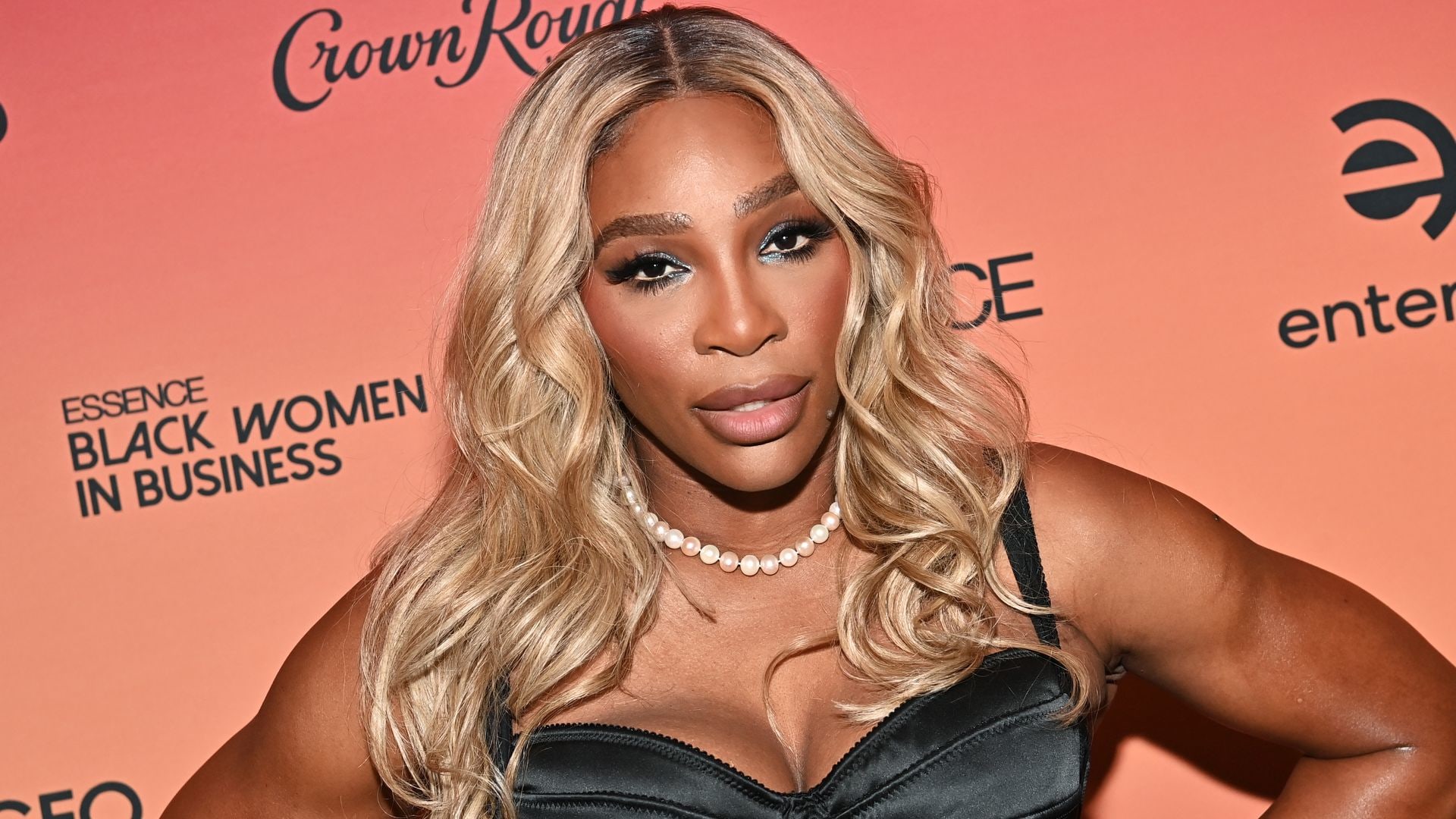 Serena Williams turns heads in figure-hugging black dress for glamorous night out