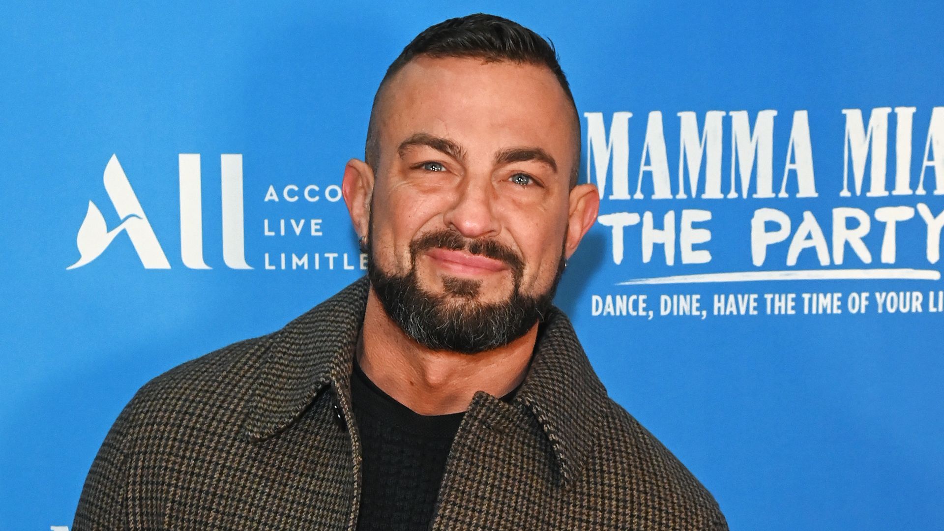 Robin Windsor attends a VIP Gala Night at "Mamma Mia! The Party" at The O2 Arena on December 7, 2022 in London, England