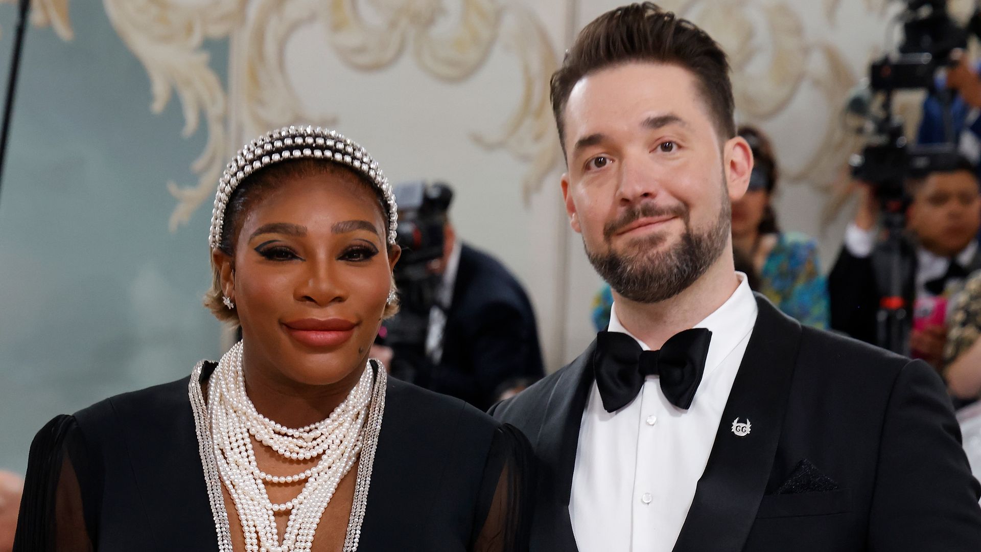 Serena Williams and Alexis Ohanian at the 2023 Met Gala