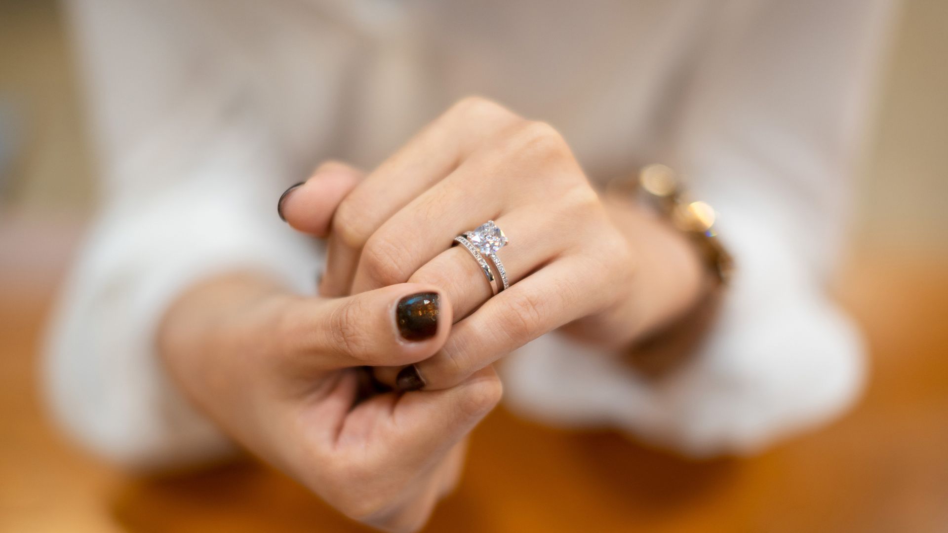 Mauli Jewels Engagement Rings for Women 0.35 Carat Handcrafted Designer  Diamond Ring 4 Prong-Setting 10K Yellow Gold - Walmart.com