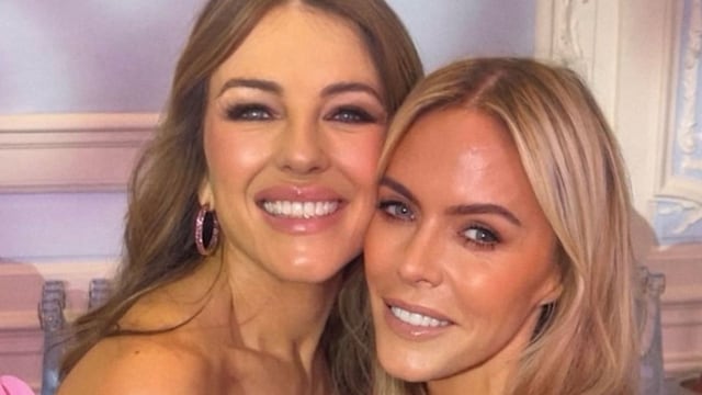 Elizabeth Hurley with Patsy Kensit