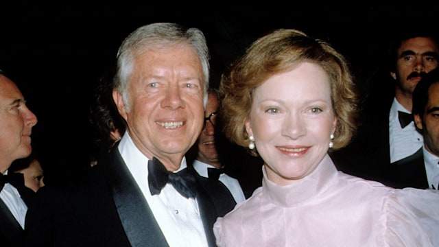 Jimmy Carter and Rosalynn Carter circa 1980 in New York
