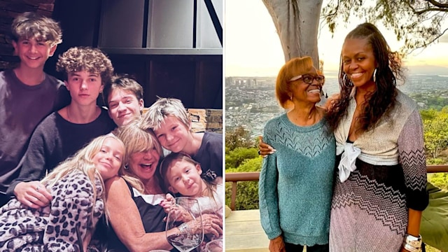 Goldie Hawn and Michelle Obama's respective Mother's Day tributes