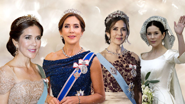 Queen Mary times four in tiaras