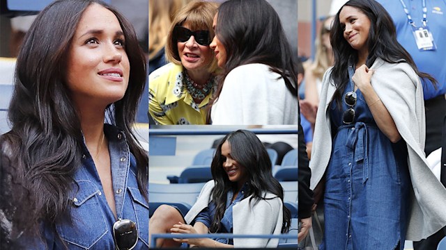 meghan markle us open collage