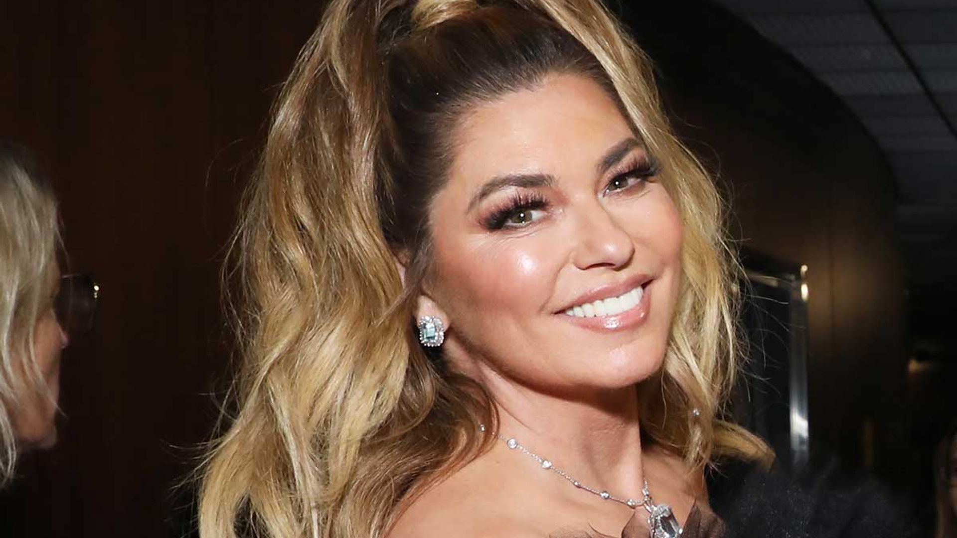 Shania Twain Exposes Bare Chest In See Through Dress In Head Turning New Appearance Wow Hello