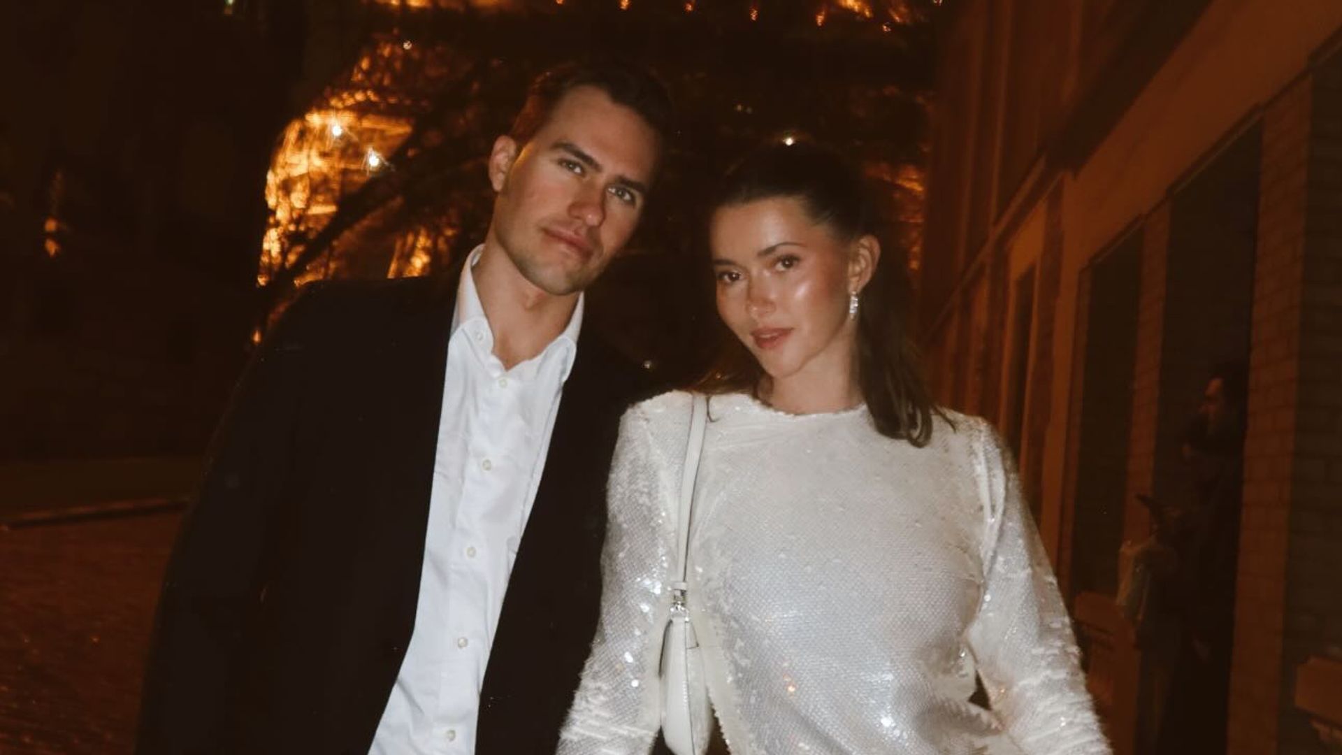 Madeline White sequin dress