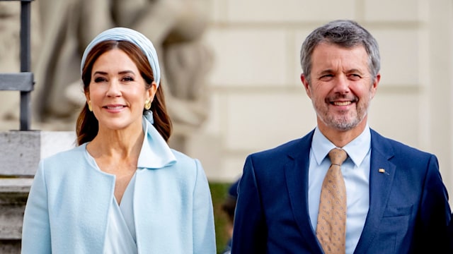 Frederik and Mary smiling