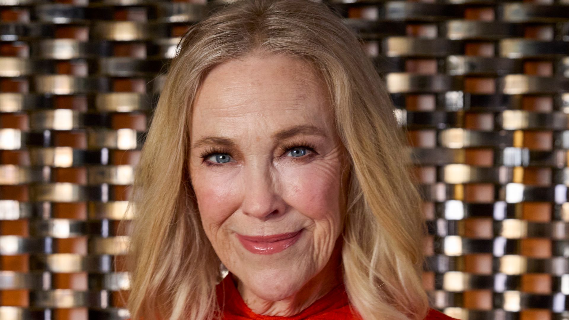 photo of catherine ohara in red dress