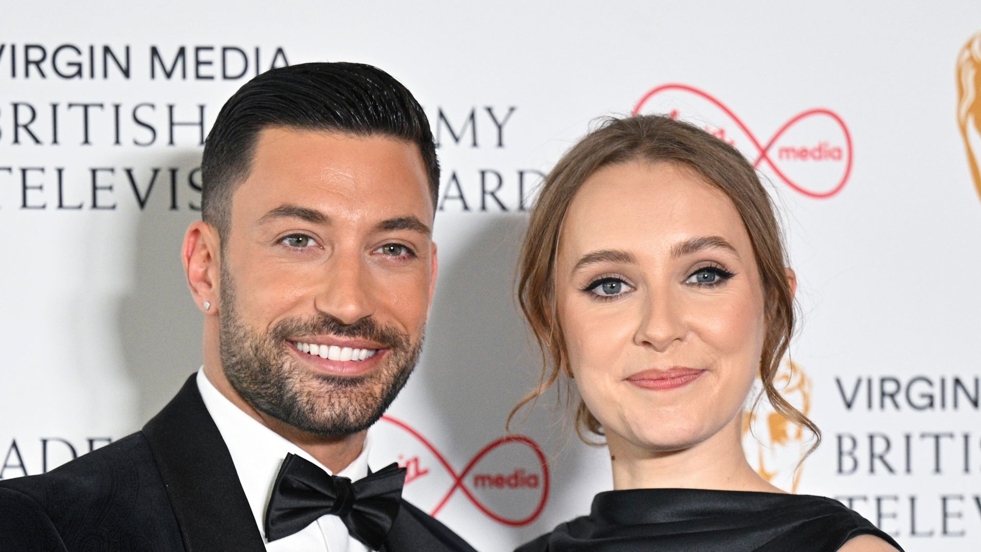 Giovanni Pernice and Rose Ayling-Ellis on red carpet
