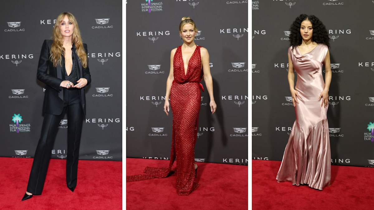 Kate Hudson, Miley Cyrus and Chase Infiniti lead the style pack at the Palm Springs International Film Festival Film Awards