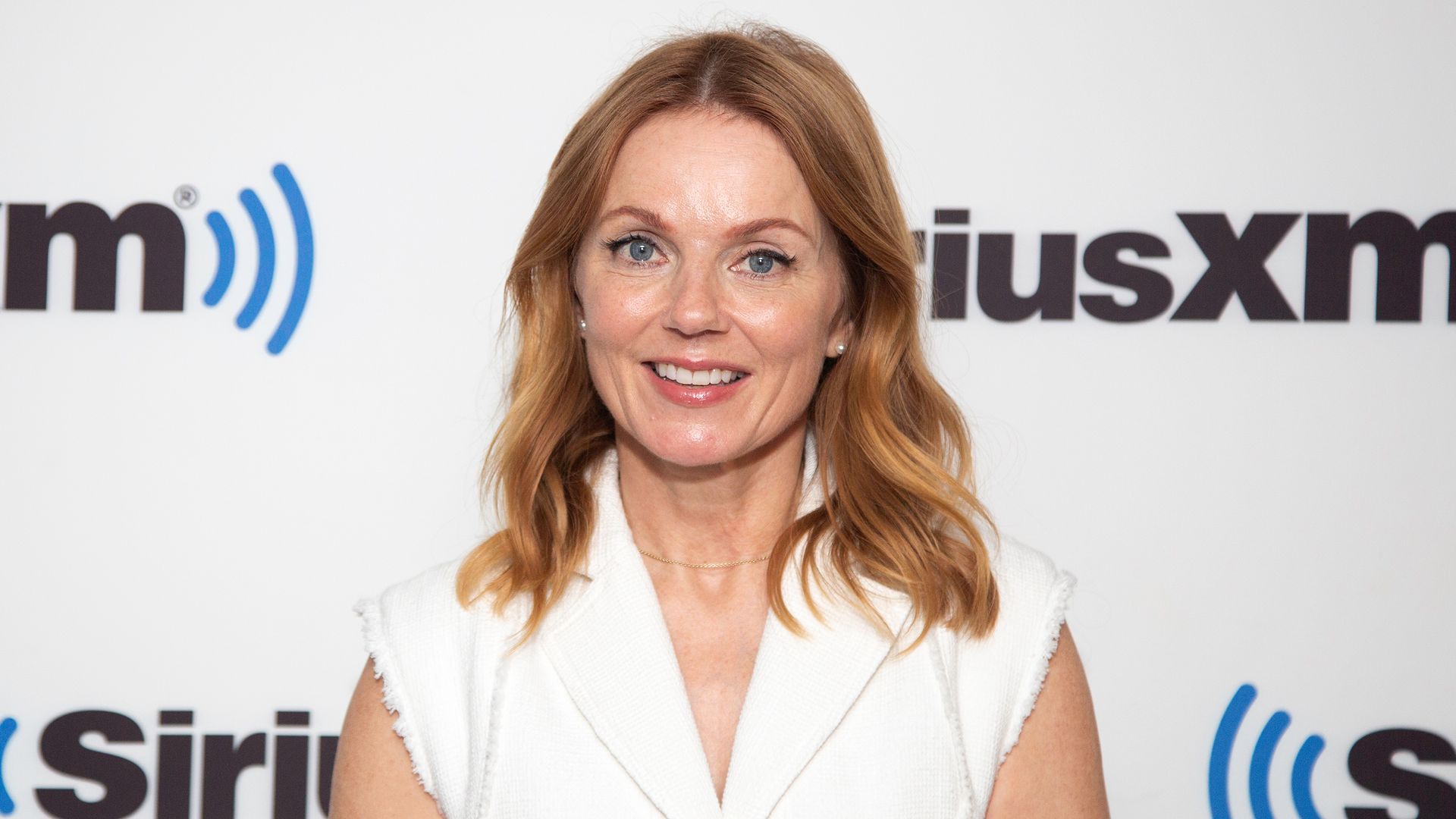 Geri Halliwell-Horner in a white outfit