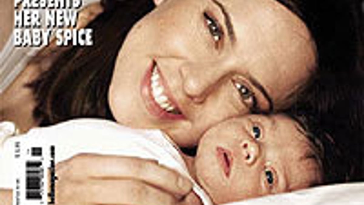 Mel C presents baby Scarlet exclusively in HELLO! HELLO!