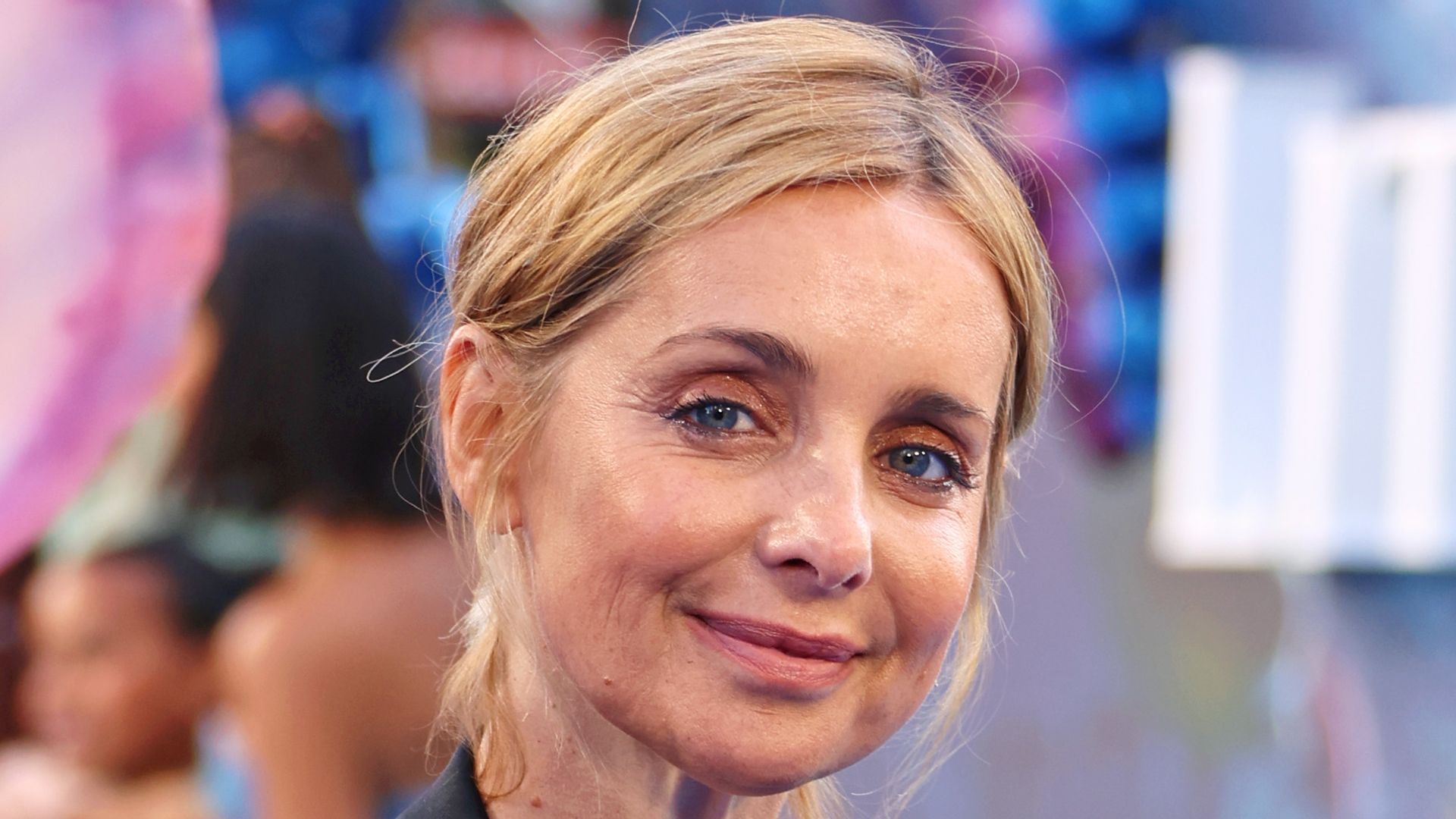 Louise Redknapp in black bralette and blazer