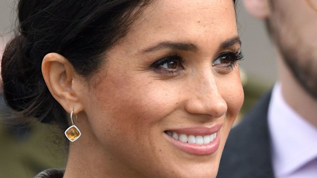  Meghan, Duchess of Sussex meets the public on a walkabout in Pukeahu National War Memorial Park on October 28, 2018 in Wellington, New Zealand. 