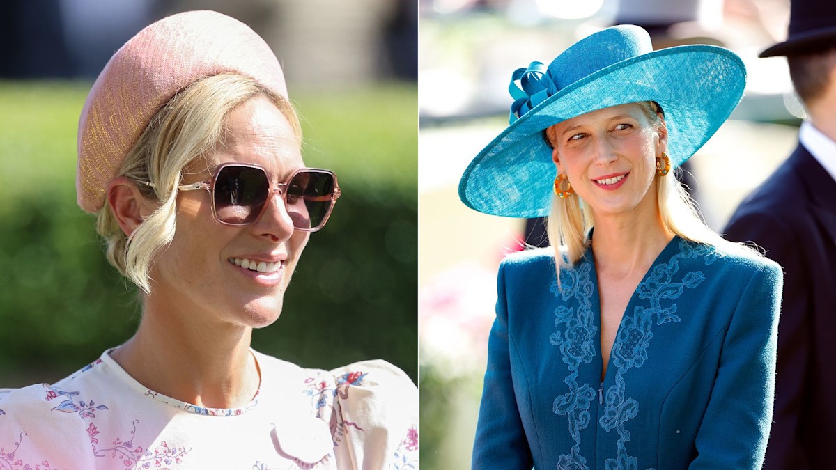 Zara Tindall shares warm embrace with Lady Gabriella Windsor at the races