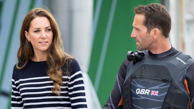 The then-Duchess Of Cambridge Joins The 1851 Trust And The Great Britain SailGP Team In Plymouth