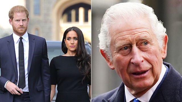 Prince Harry, Meghan Markle and King Charles