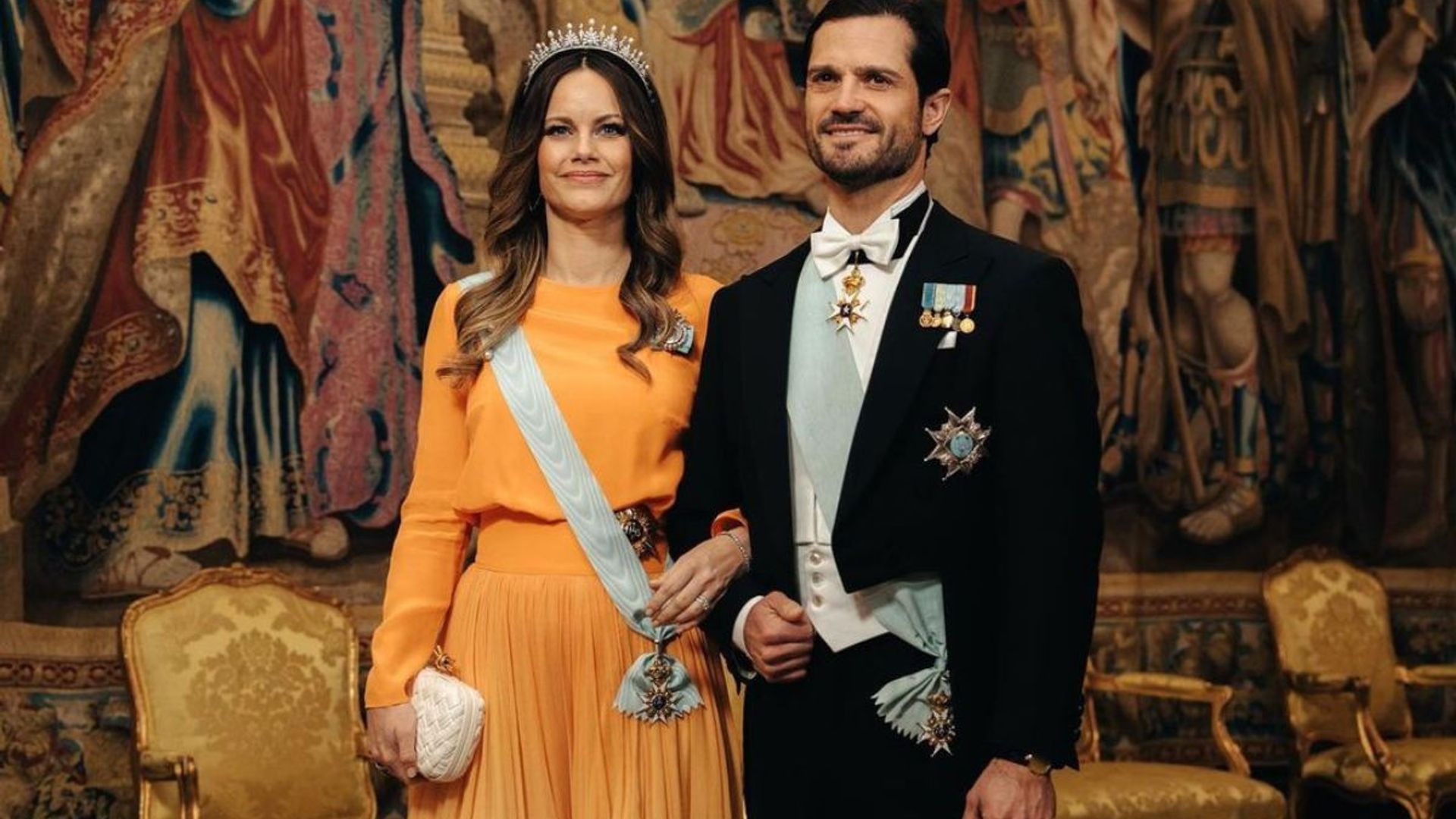 Princess Sofia Of Sweden Wears Second Breathtaking Gown For 2022 Nobel Prize Dinner Hello 