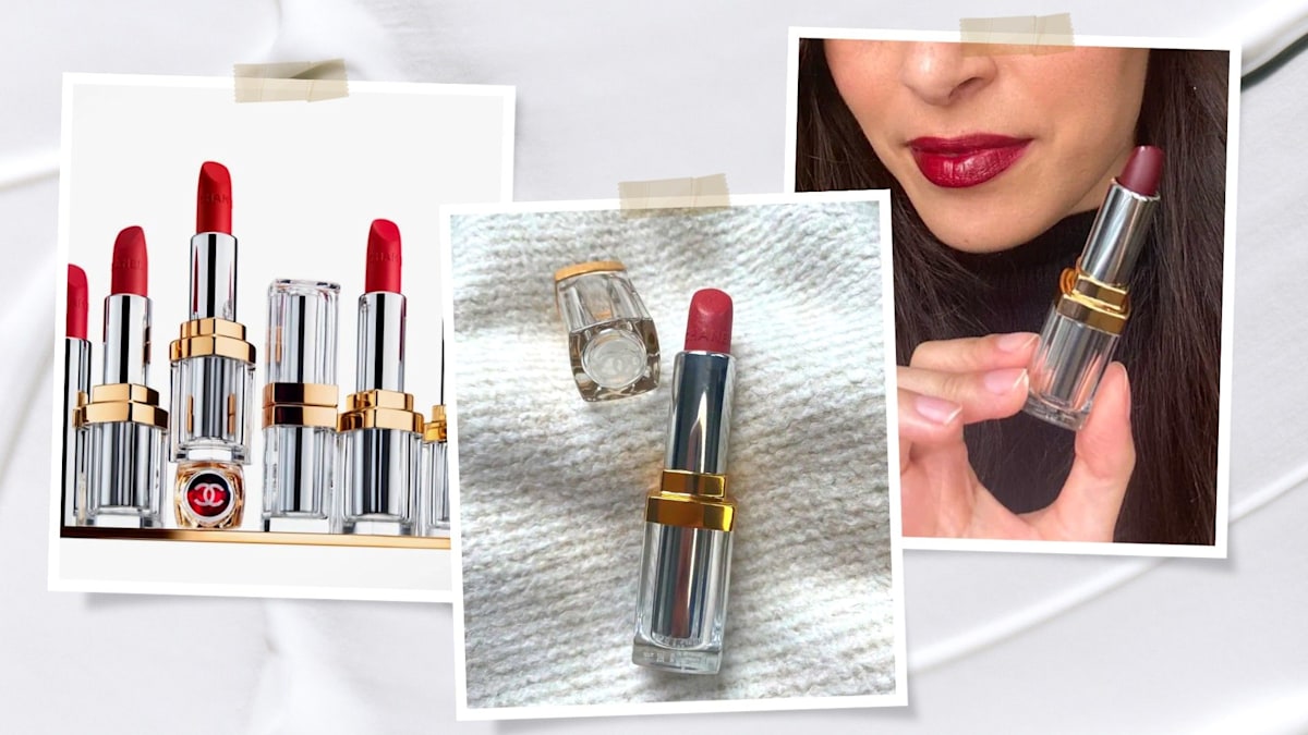 What's the design inspiration behind Chanel's first glass lipstick?