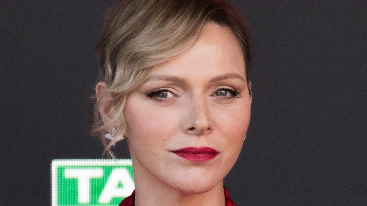 Princess Charlene just wore a modern wedding dress at the Grand Prix 2025