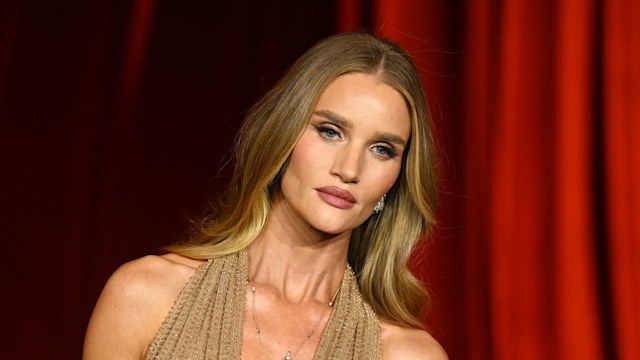 Rosie Huntington-Whiteley at the Fourth Annual Academy Museum Gala held at Academy Museum of Motion Pictures on October 19, 2024 in Los Angeles, California. (Photo by Gilbert Flores/WWD via Getty Images)