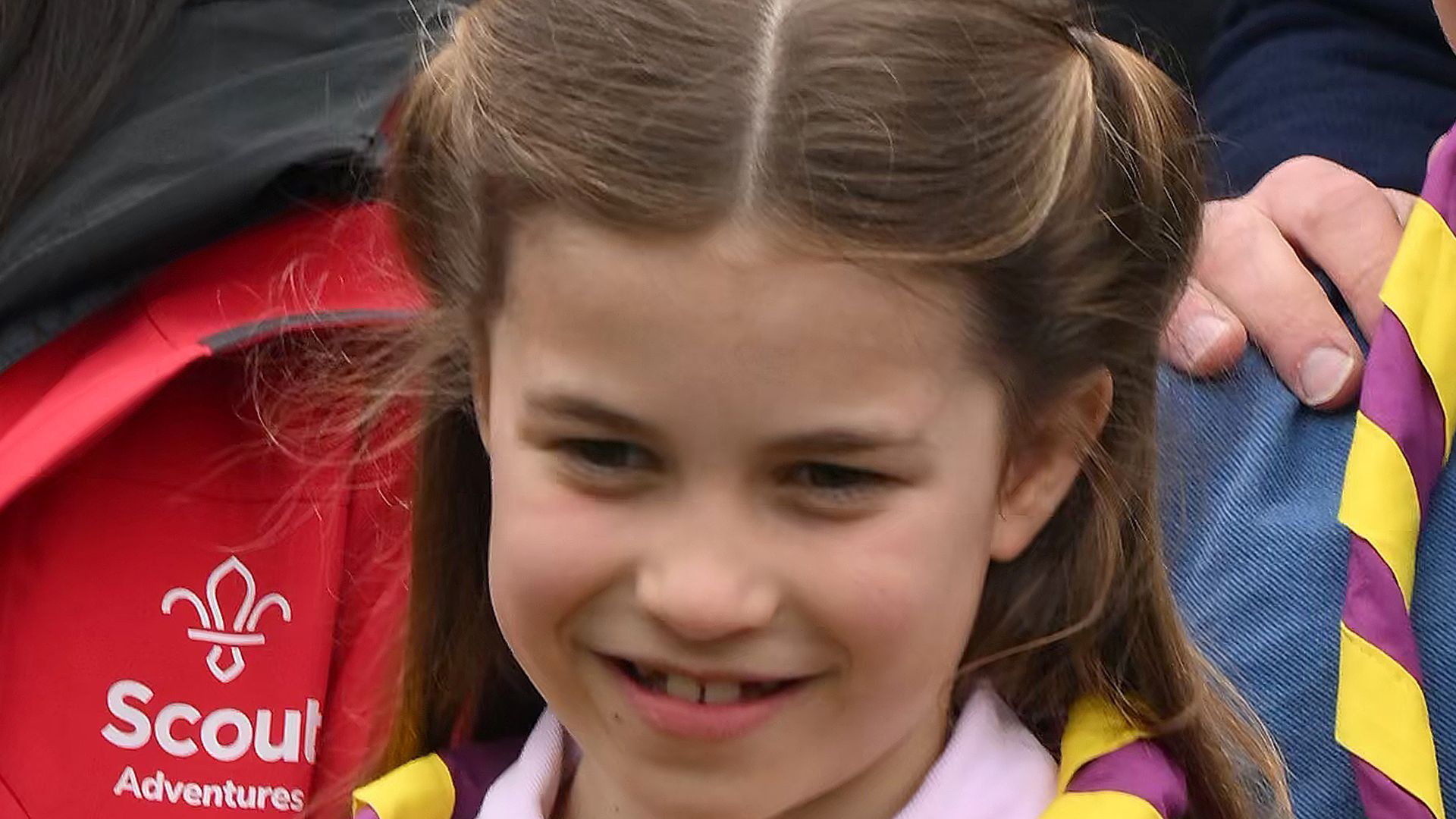 Princess Charlotte of Wales at the Big Help Out