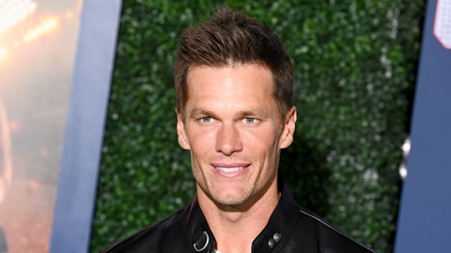 Tom Brady at the premiere of "80 For Brady" held at Regency Village Theatre on January 31, 2023 in Los Angeles, California.