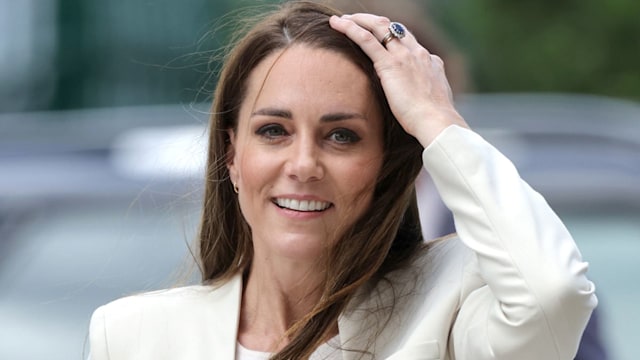 kate middleton blazer and flares