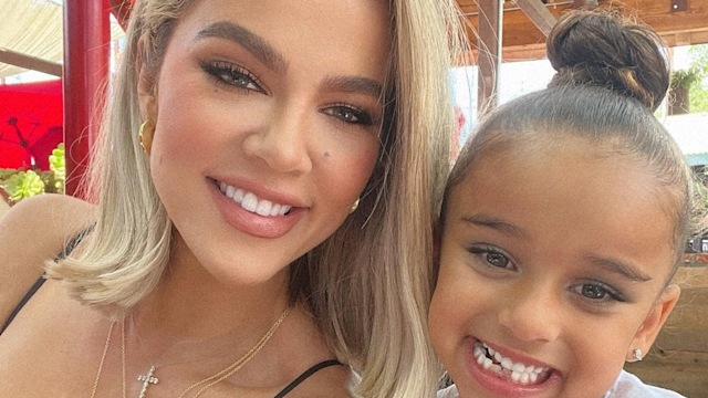 Khloe and Dream Kardashian