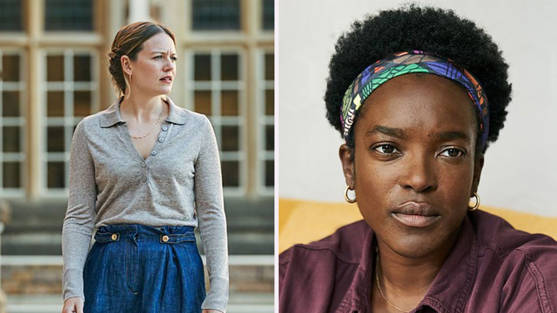 Cara Theobold as Jude, Wunmi Mosaku as Grace in Boarders series 2