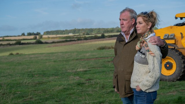 Jeremy Clarkson with his partner Lisa Hogan