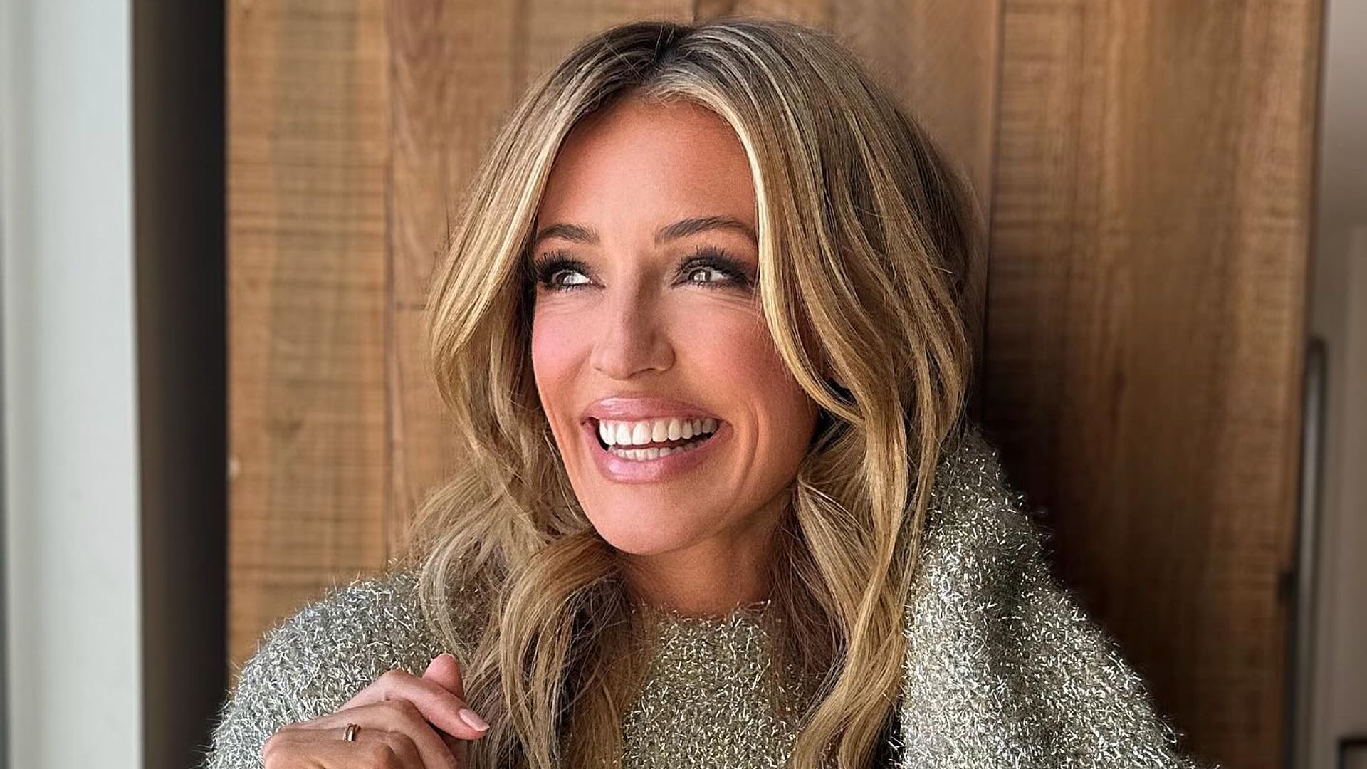 Cat smiling in sparkly dress