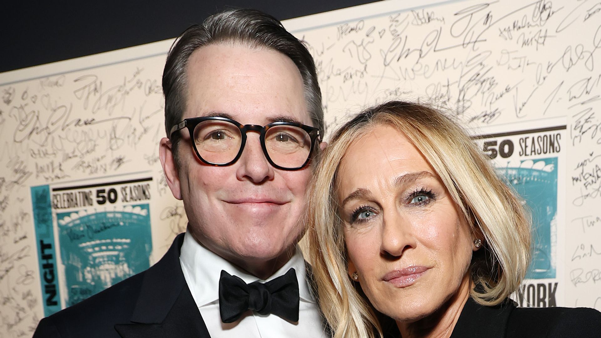 Matthew Broderick and Sarah Jessica Parker on Sunday, February 16, 2025