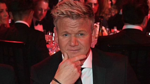 gordon ramsay hand chin