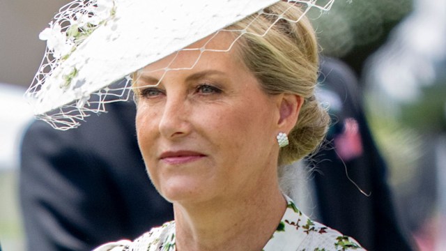 Sophie, Duchess of Edinburgh on day three of Royal Ascot at Ascot Racecourse on June 19, 2025 in Ascot, England. 
