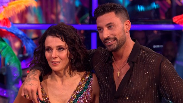 Amanda Abbington and Giovanni Pernice on Strictly