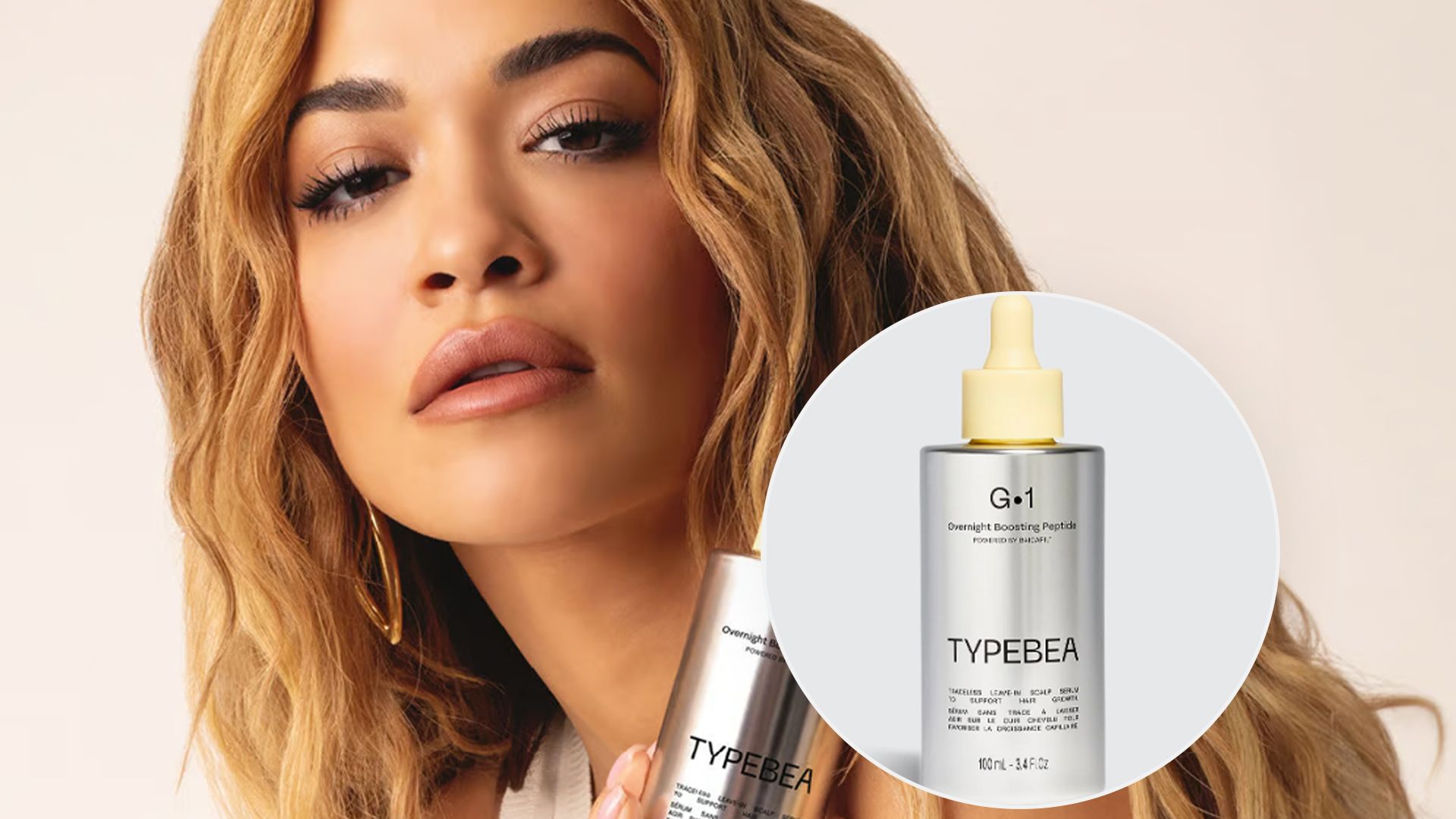 Just FYI, here's how to shop TYPEBEA - Rita Ora's new haircare line that encourages hair growth