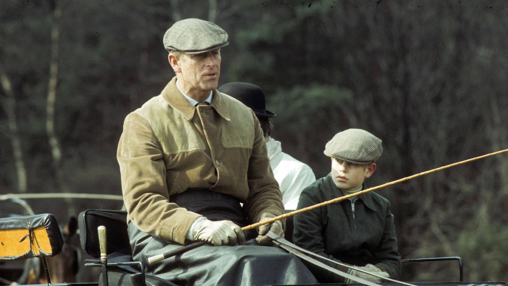 Prince Philip and Prince Edward carriage driving