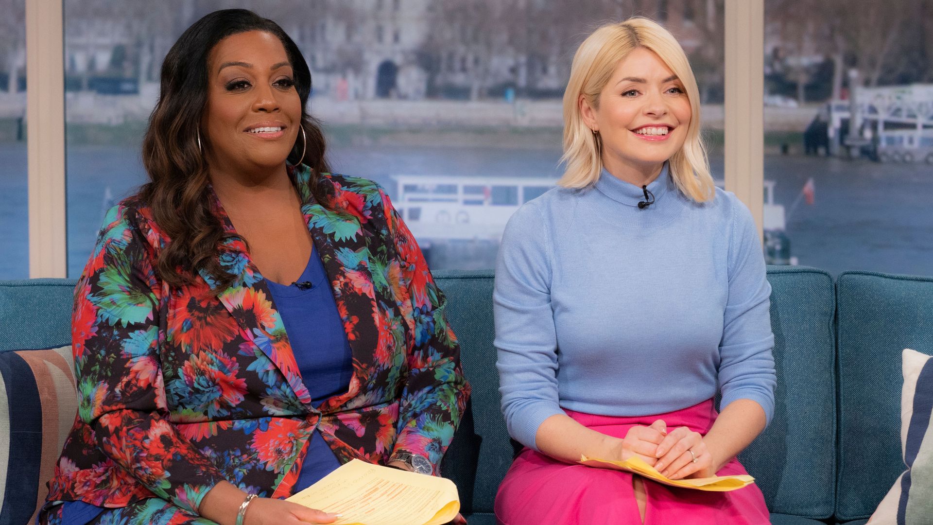Alison Hammond and Holly Willoughby on
'This Morning' 
