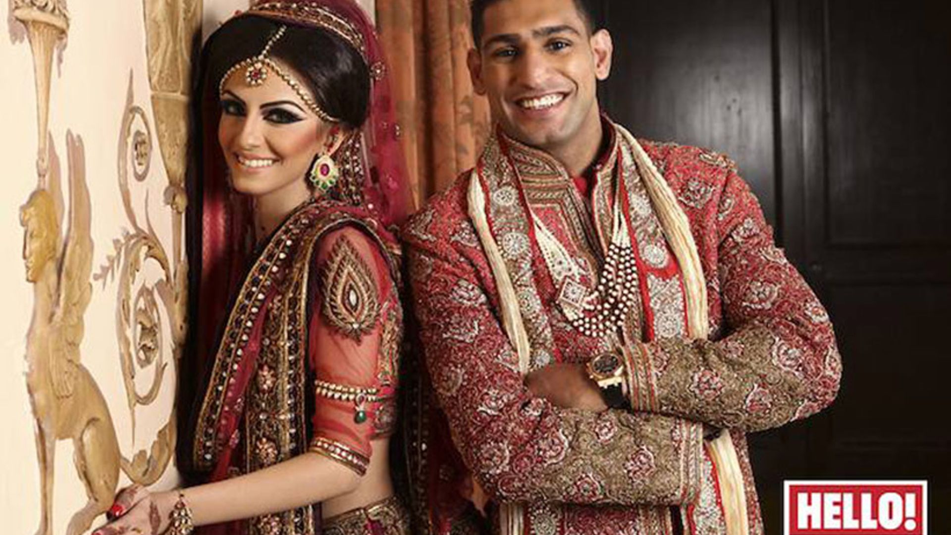 Flashback The wedding of Amir Khan and Faryal Makhdoom HELLO