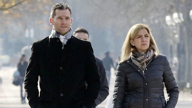 Princess Cristina of Spain and Inaki Urdangarin in Vitoria, 2016