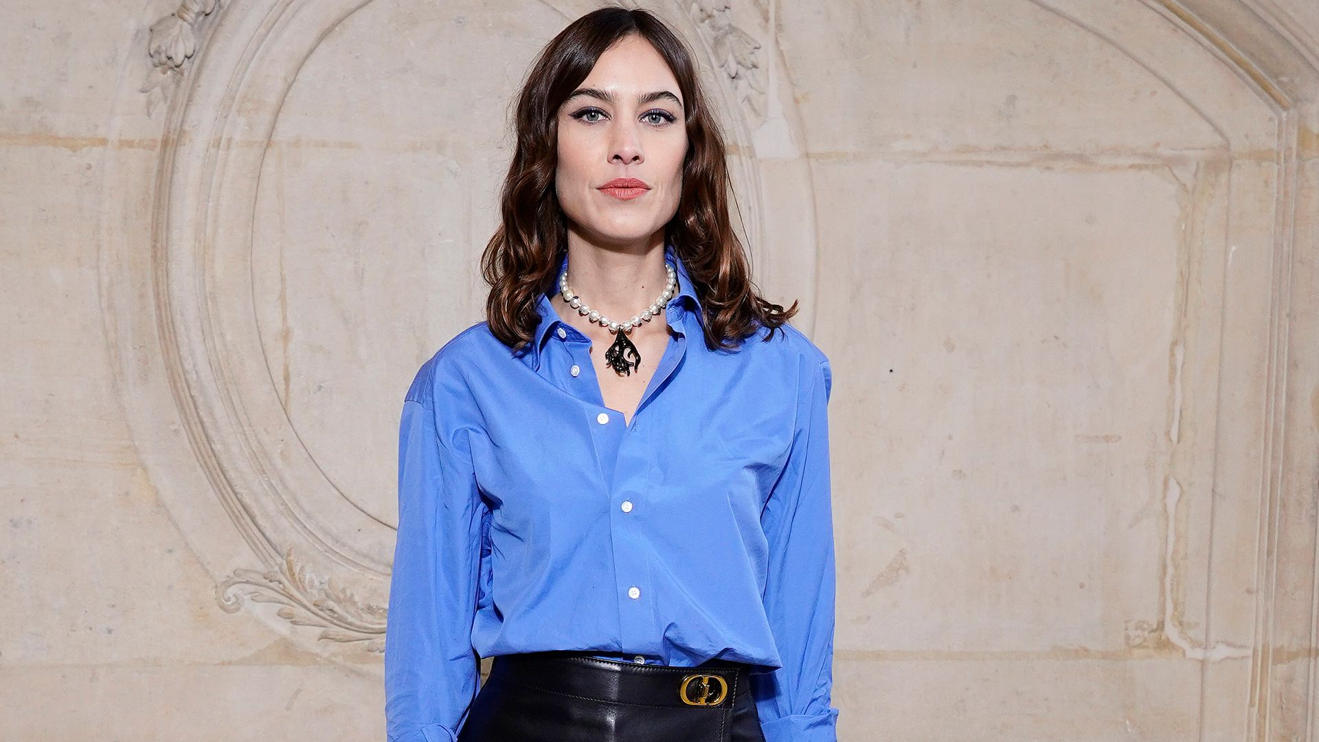 PARIS, FRANCE - JANUARY 20: Alexa Chung attends the Dior Haute Couture Spring/Summer 2020 show as part of Paris Fashion Week on January 20, 2020 in Paris, France. (Photo by Francois Durand/Getty Images for Dior)